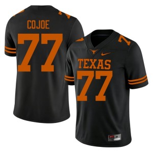 Men Black Limited University of Texas Longhorns #77 Andre Cojoe College Football Jerseys 528723-685