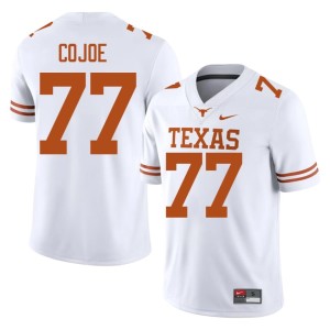 Mens Official #77 Andre Cojoe College Football UT White Jerseys 572746-591