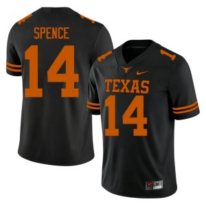Men Alumni College Football Brad Spence Black UT Longhorns #14 Jerseys 767005-569