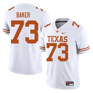 Men Brandon Baker UT College Football #73 White Official Jerseys 361378-442