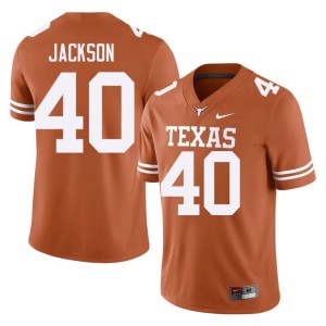 Mens College Football University of Texas Longhorns Orange 2026-27 #40 Lance Jackson Jerseys 668083-144