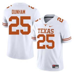 Mens Luke Dunham #25 White NCAA UT College Football Jersey 869188-752