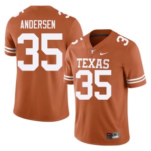 Mens Orange College Football High School UT #35 Rett Andersen Jerseys 699706-242