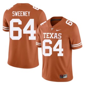 Men #64 Robert Sweeney Player College Football Orange Burnt Orange Jersey 469630-513