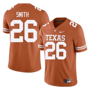 Men Player College Football #26 Texas Longhorns Ty'Anthony Smith Orange Jerseys 668292-345