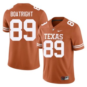 Mens 2026 Ty Boatright Longhorns #89 College Football Orange Jersey 769389-964