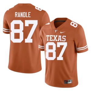 Men's Player Orange Horns Will Randle #87 College Football Jerseys 151568-955