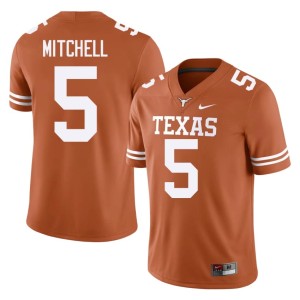 Mens College Football #5 Replica Adonai Mitchell UT Orange Jerseys 365652-300
