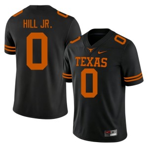 Men's #0 Anthony Hill Jr. Black College Football 2026 Texas Longhorns Jersey 570647-828