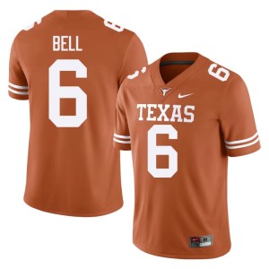 Men #6 College Football Orange Longhorns Dia Bell Embroidery Jerseys 803291-183