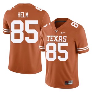 Men Gunnar Helm #85 Longhorns Orange Stitched College Football Jerseys 863530-128