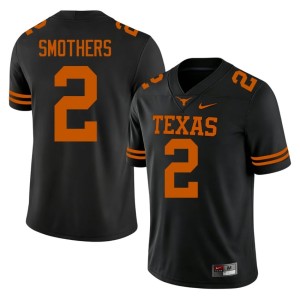 Men's #2 College Football Black UT Stitched Hollywood Smothers Jerseys 285560-278