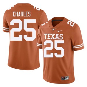 Mens UT Stitched Jamaal Charles Orange #25 College Football Jerseys 720399-698