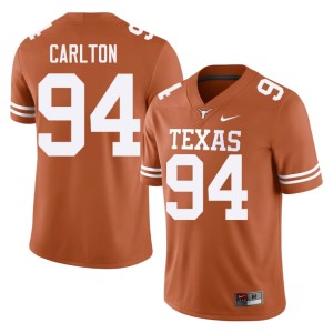 Men #94 University of Texas Longhorns High School Orange Jamarion Carlton College Football Jerseys 496231-382