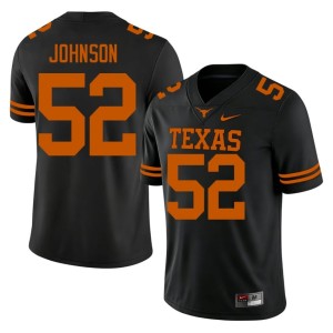 Men UT James Johnson University Black #52 College Football Jersey 525107-723