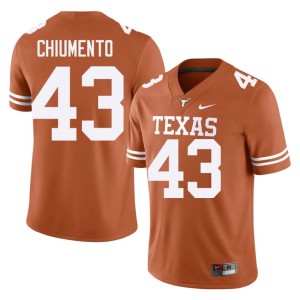 Men's UT #43 Limited Orange Mac Chiumento College Football Jerseys 458266-521