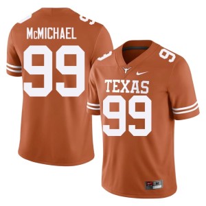 Men's Steve McMichael University of Texas Orange 2026 #99 College Football Jersey 709950-208