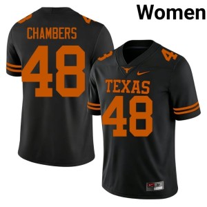 Womens Bryce Chambers #48 College Football Alumni Black Lone Star State Reps Jerseys 902313-814