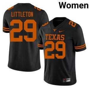 Womens Player College Football UT #29 Black Graceson Littleton Jersey 765378-908