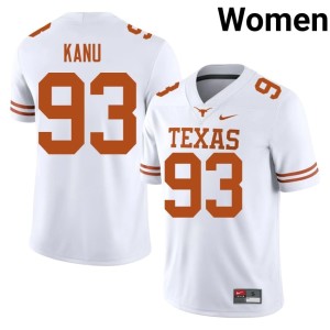 Womens White Hero Kanu #93 Player UT College Football Jerseys 902736-962