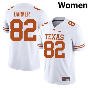 Womens Ridge Barker Embroidery White #82 College Football UT Jerseys 893899-599