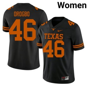 Women's #46 Black UT College Football Smith Orogbo 2026-27 Jersey 642894-296