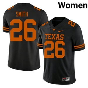 Women's Alumni #26 Texas Longhorns Ty'Anthony Smith Black College Football Jersey 517414-915