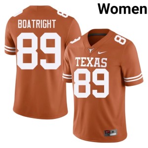 Womens #89 UT College Football Ty Boatright NCAA Orange Jersey 732640-831