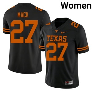Womens Player Lone Star State Reps Black Wardell Mack #27 College Football Jersey 585307-160