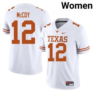 Womens University Colt McCoy White #12 UT College Football Jerseys 546669-453