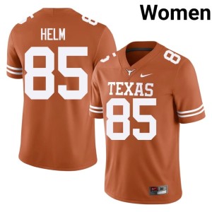 Women's Gunnar Helm Stitched Orange Lone Star State Reps #85 College Football Jersey 826254-572