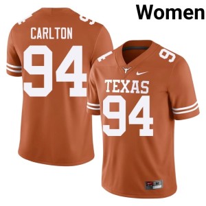 Womens Orange College Football Jamarion Carlton #94 Stitched Lone Star State Reps Jerseys 256078-327