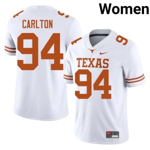 Womens #94 Player College Football UT White Jamarion Carlton Jersey 670153-742