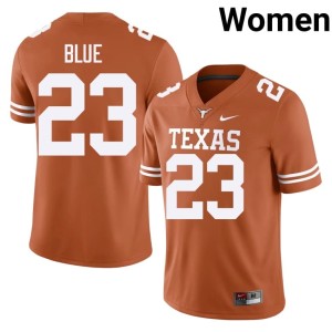 Women Jaydon Blue The Horns Orange #23 College Football 2026-27 Jerseys 585477-783