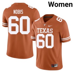 Women's Orange #60 UT Alumni Tommy Nobis College Football Jersey 237917-625