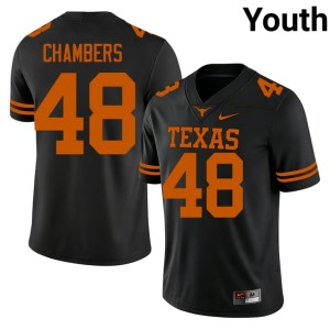 Youth College Football Bryce Chambers Black #48 Lone Star State Reps Official Jerseys 924375-525