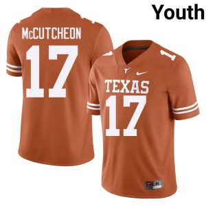 Youth #17 Daylan McCutcheon Orange College Football UT NCAA Jerseys 636925-484