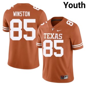 Youth Stitched College Football #85 Emaree Winston Lone Star State Reps Orange Jerseys 840315-620