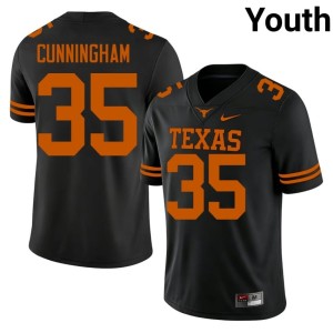 Youth #37 Limited Black College Football Jonathan Cunningham Texas Longhorns Jersey 922650-116