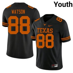 Youth 2026-27 UT Austin College Football Maraad Watson #88 Black Jersey 932257-302