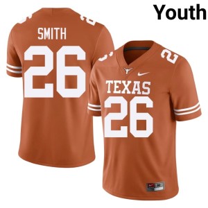 Youth Texas Ty'Anthony Smith Player #26 College Football Orange Jerseys 275893-108
