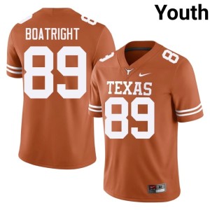 Youth College Football Orange Horns #89 Ty Boatright Limited Jersey 999018-534