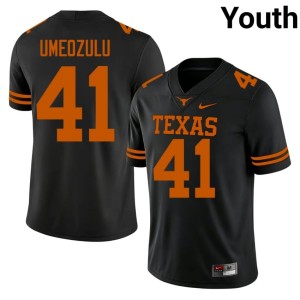 Youth Player Black #41 Ziky Umeozulu College Football UT Jerseys 225141-248