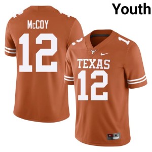 Youth University #12 Orange College Football Colt McCoy Texas Longhorns Jersey 253468-682