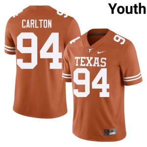 Youth Texas Athletics Orange College Football Game #94 Jamarion Carlton Jerseys 236566-327