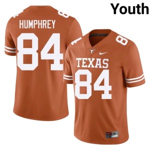 Youth #84 Lil'Jordan Humphrey College Football Stitched Orange Longhorns Jerseys 712930-646