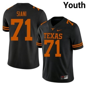 Youth Melvin Siani College Football Black Burnt Orange #71 2026 Jerseys 581730-998