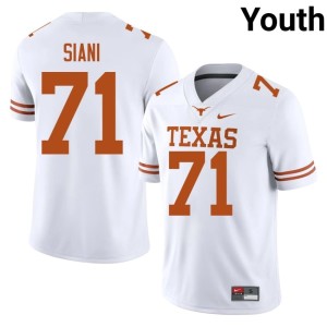 Youth #71 Melvin Siani White Lone Star State Reps NCAA College Football Jerseys 997540-739