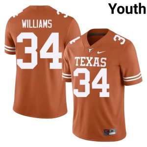 Youth Limited Longhorns Orange Ricky Williams College Football #34 Jerseys 556088-267