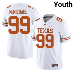 Youth College Football White Steve McMichael 2026 #99 Burnt Orange Jerseys 707181-827